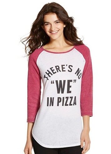 There's No We in Pizza