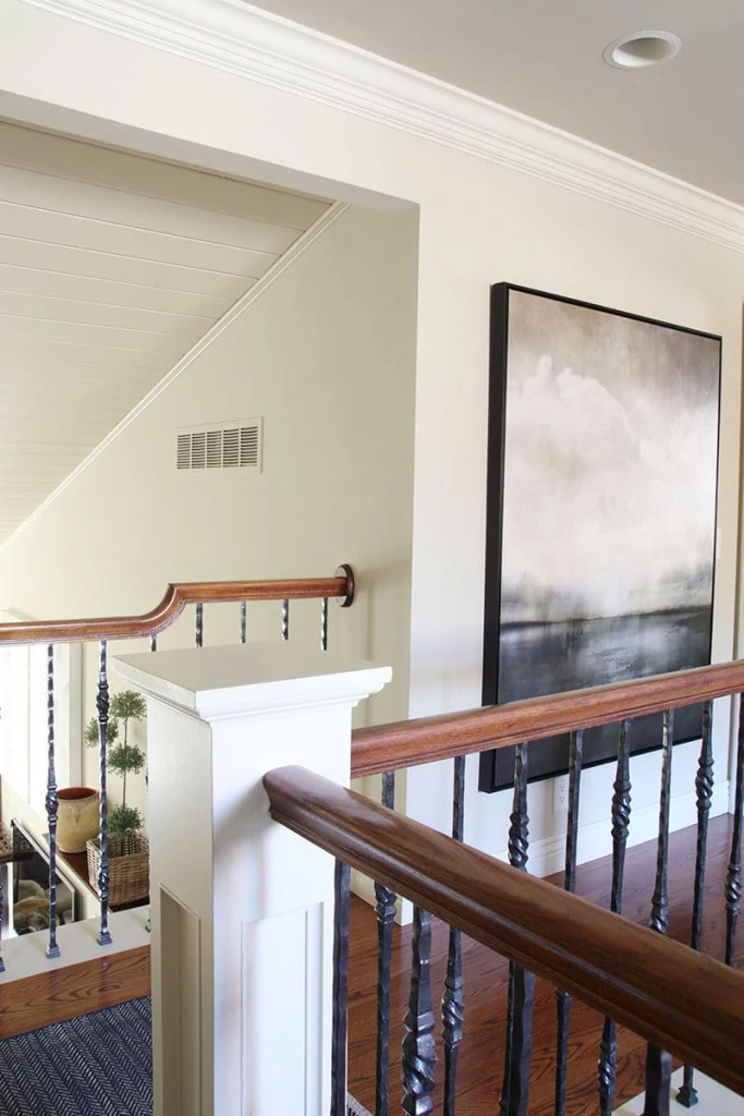 Upstairs Hallway - Neutral Home Tour - Life On Virginia Street