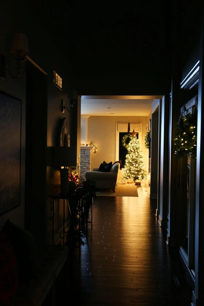 Christmas Hallway at Night - Life On Virginia Street