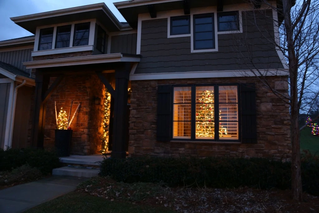 Life On Virginia Street House at Night