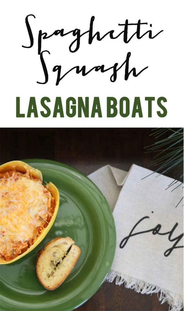 Spaghetti Squash Lasagna Boats Recipe  - Life On Virginia Street