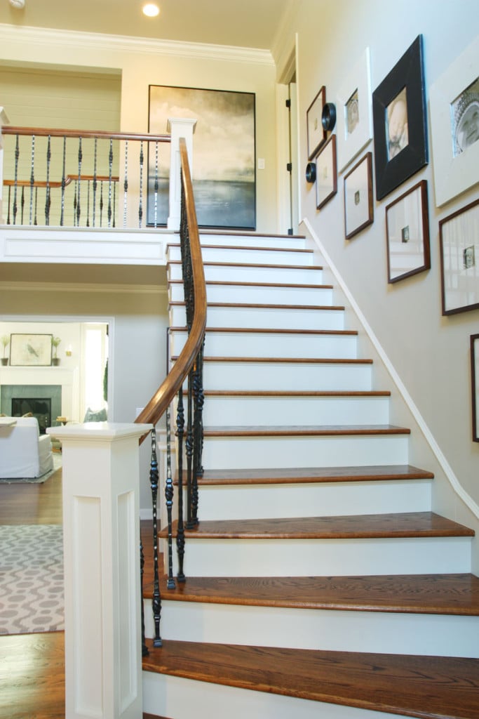 Staircase - Neutral Home Tour - Life On Virginia Street