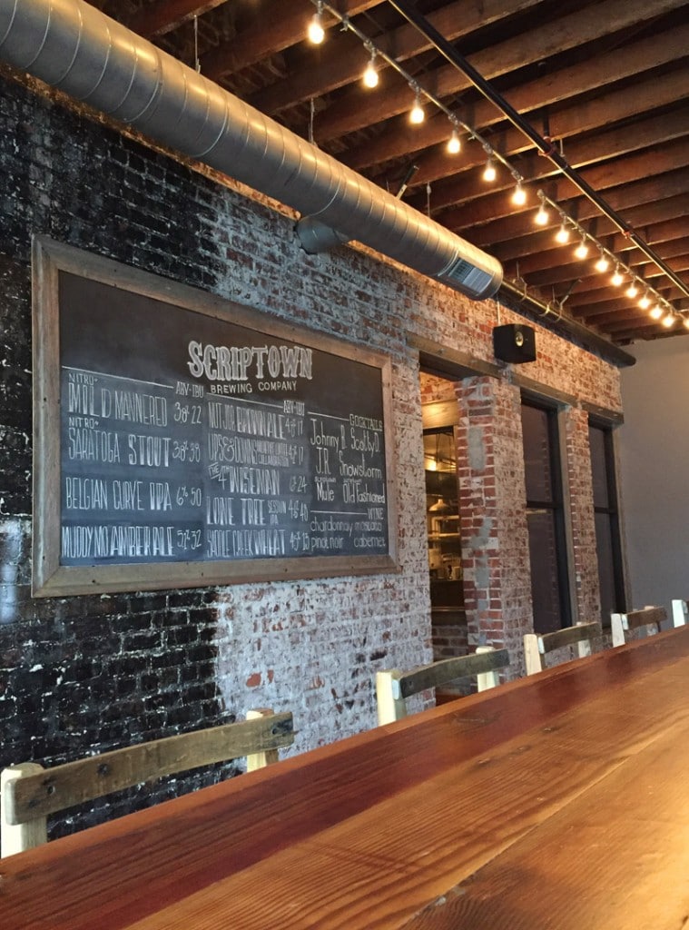 Scriptown Brewing Omaha Menu