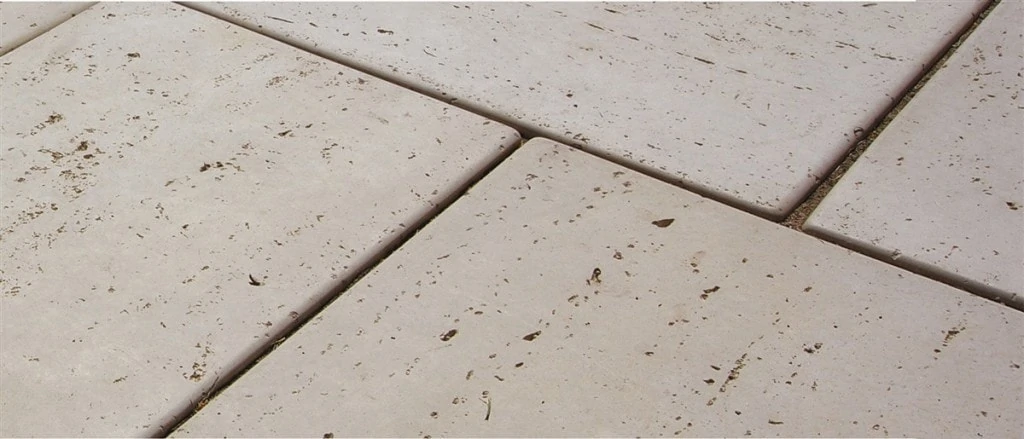 Antique Travetine Concrete Close-up via Rochester Concrete Products