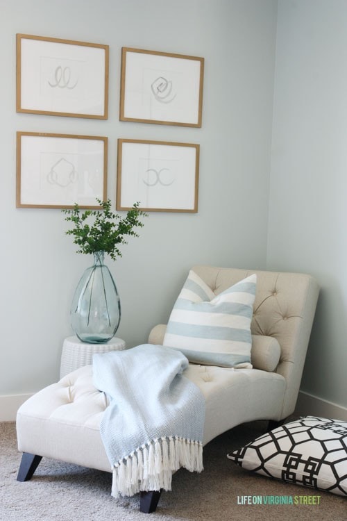 Craft Room Updates - Chaise Lounge Details - Life On Virginia Street
