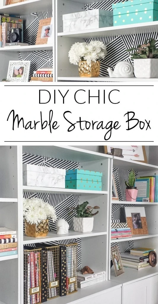 DIY Marble Storage Box