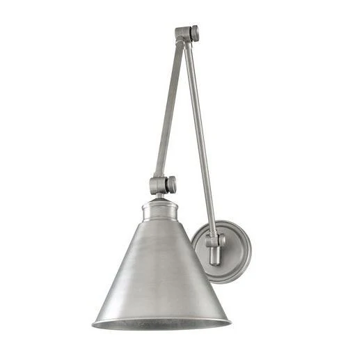 Hudson Valley Lighting Exeter Wall Sconce in a brushed silver.