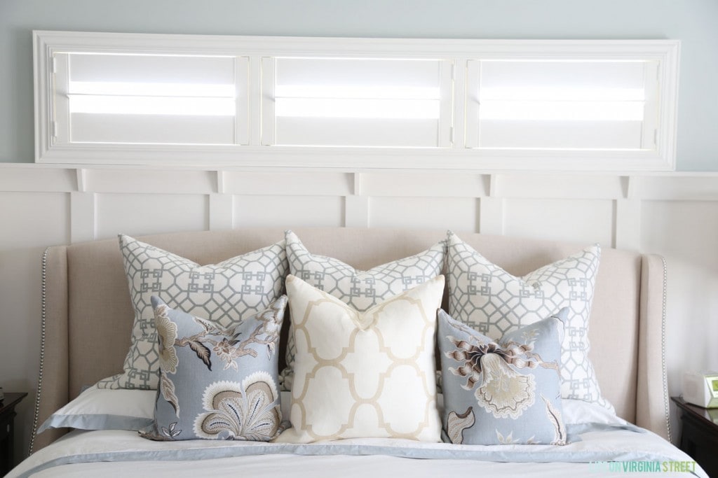 Master Bedroom Pillows - Life On Virginia Street