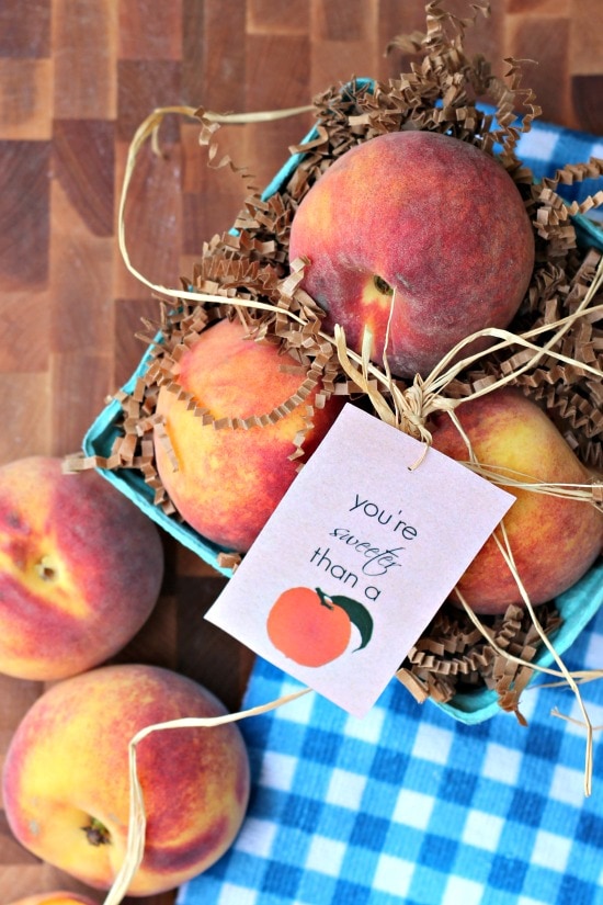 Sweet as a Peach Teacher Gift