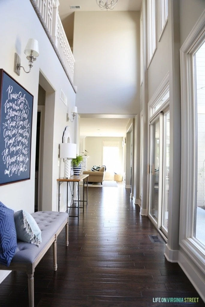 Entryway Hallway at Life On Virginia Street