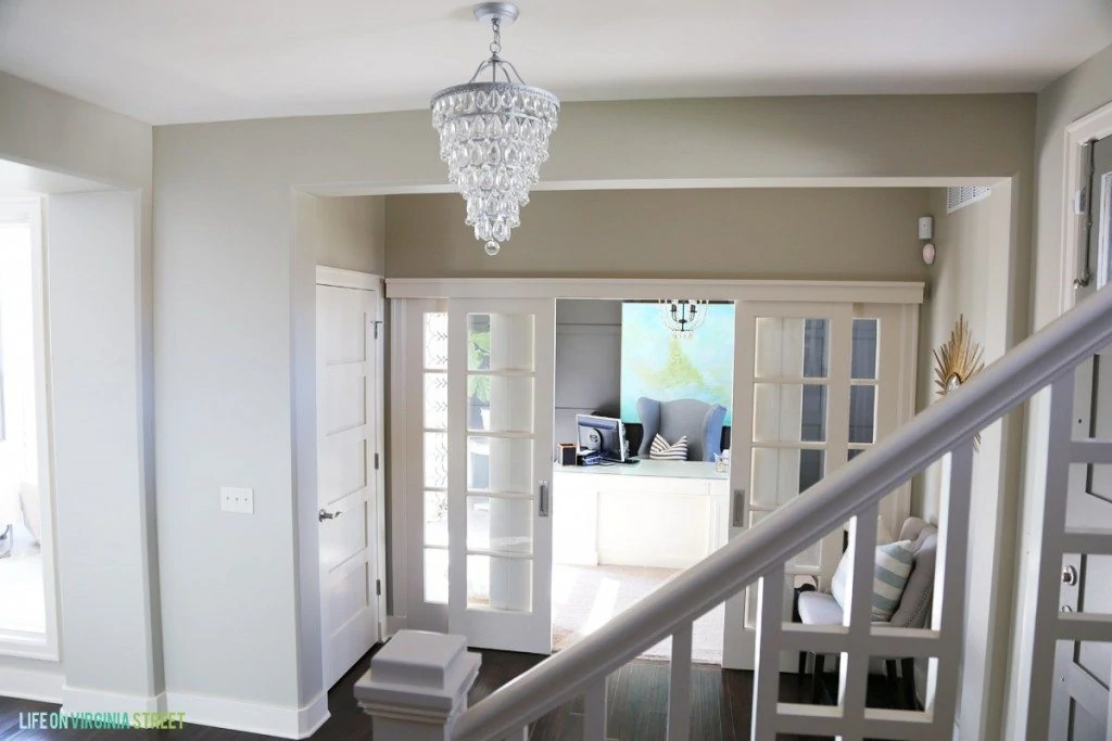 Entryway with View of Office via Life On Virginia Street