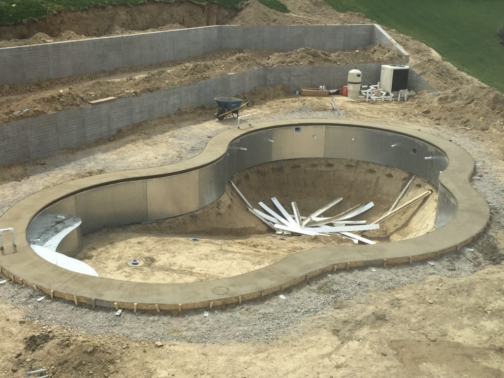 Pool Coping Installation