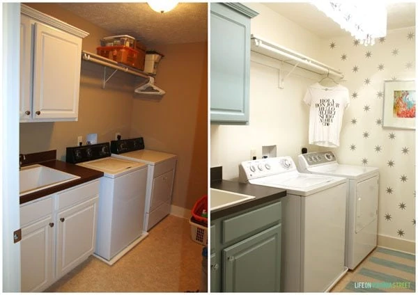 Laundry Room Before and After - Life On Virginia Street