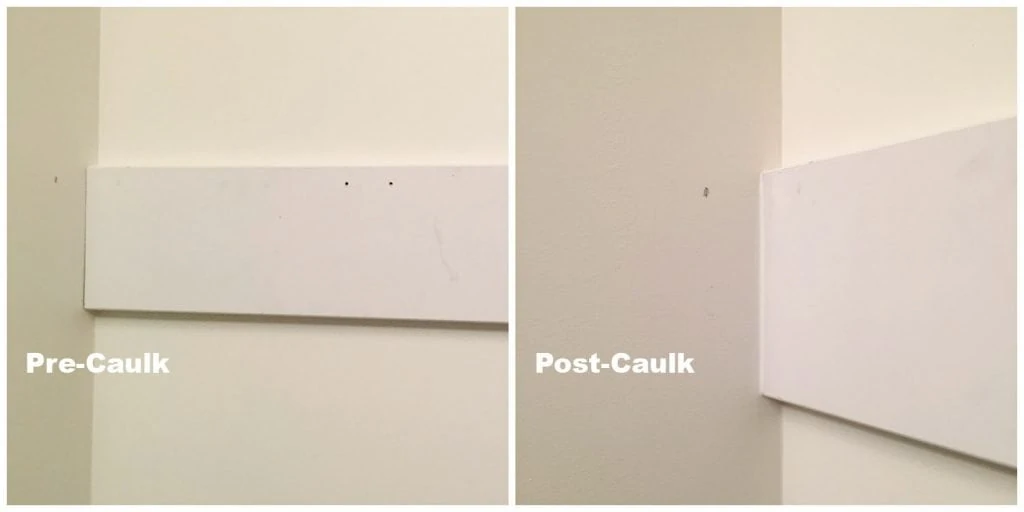 Caulking Before & After