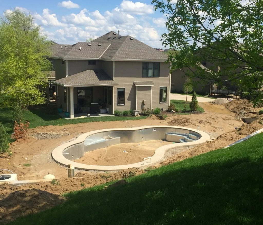 Backyard Pool Progress
