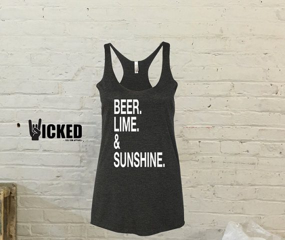 Beer Lime & Sunshine Tank