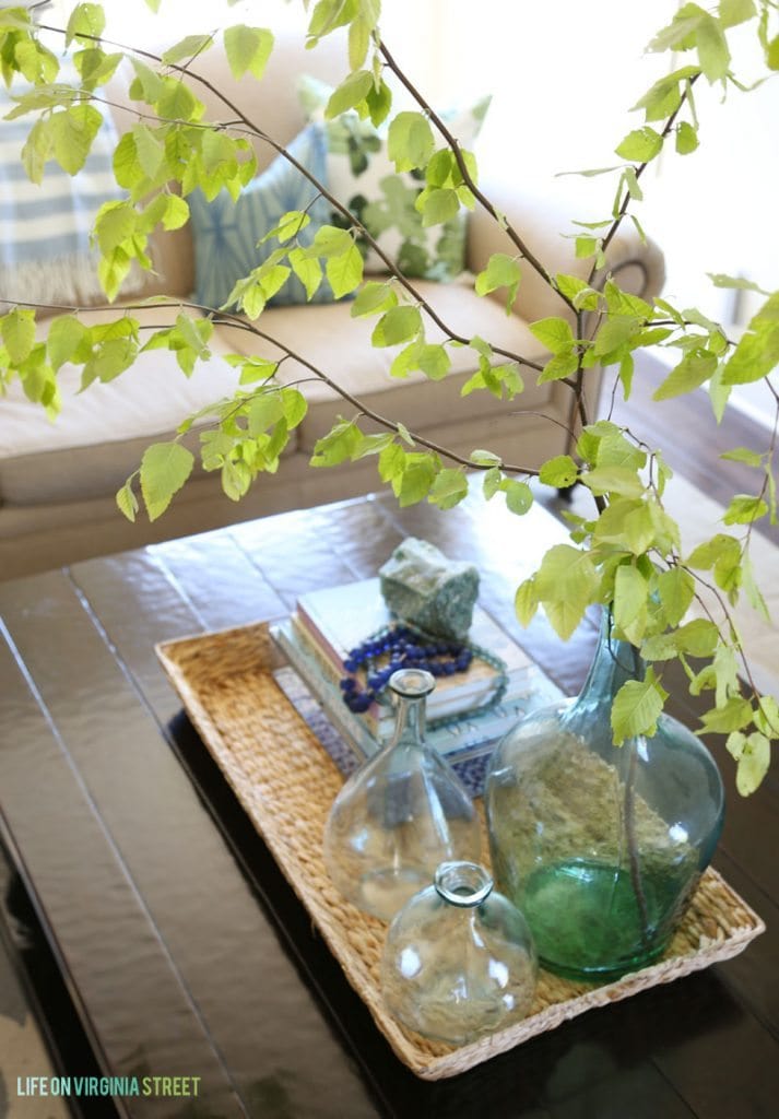 Coffee Table Details - Life On Virginia Street Summer Home Tour