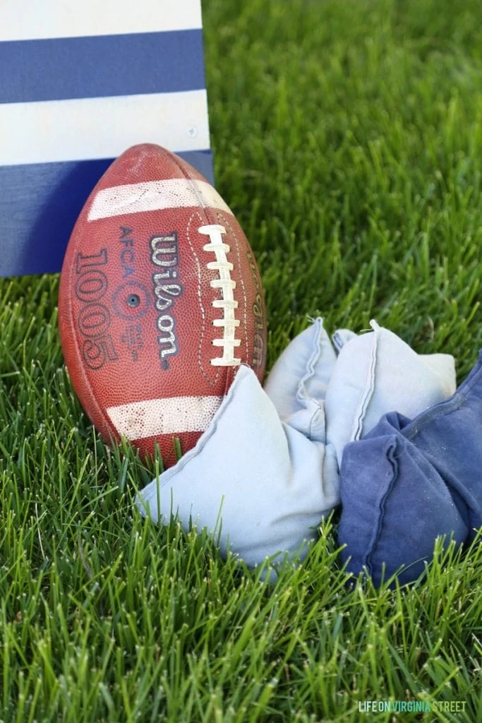 DIY Football Toss Board via Life On Virginia Street