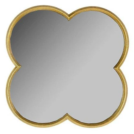 Gold Quatrefoil Mirror