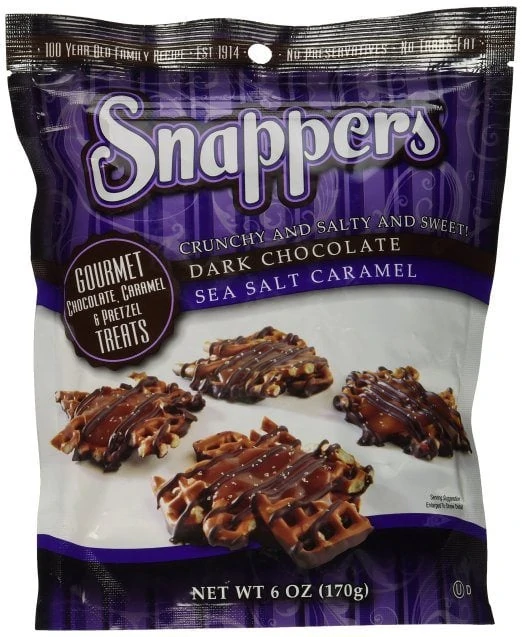 Snappers Dark Chocolate Sea Salt Caramel