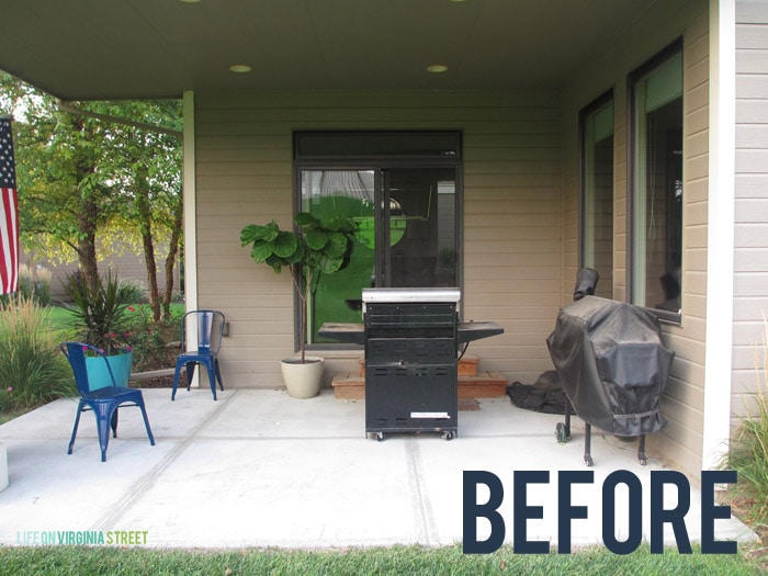 Back Porch BEFORE - Life On Virginia Street