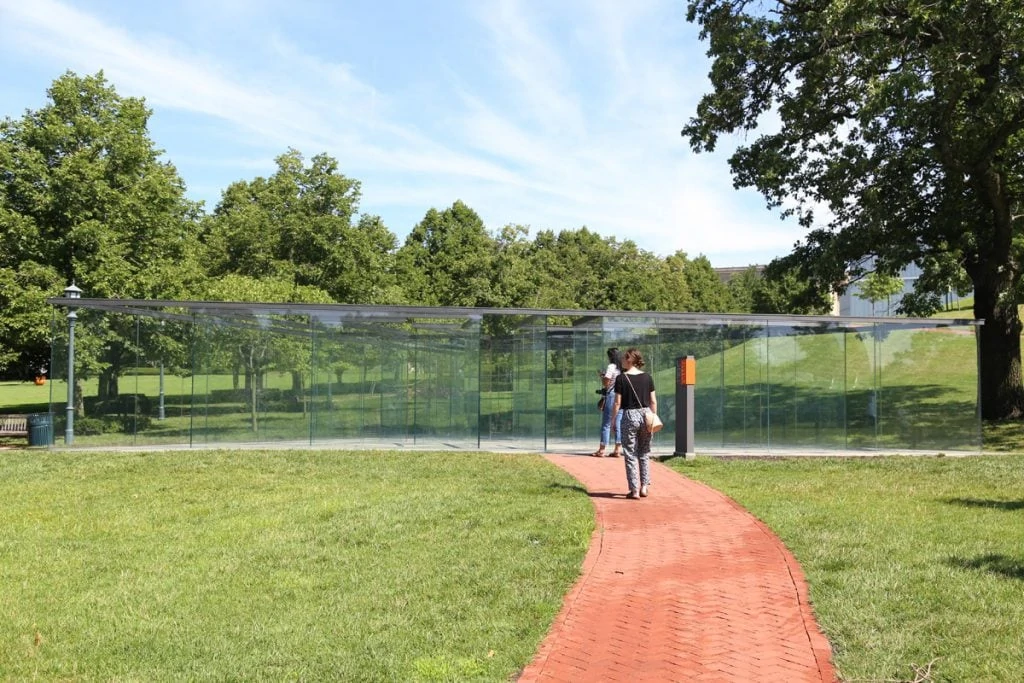 Glass Maze at Nelson-Atkins