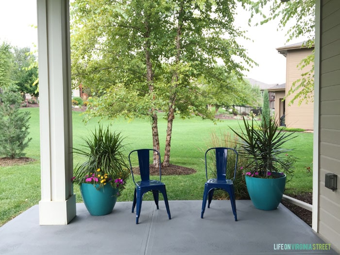 Painted Patio - Life On Virginia Street