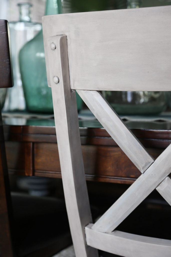 Driftwood Finish on a Stained Chair.