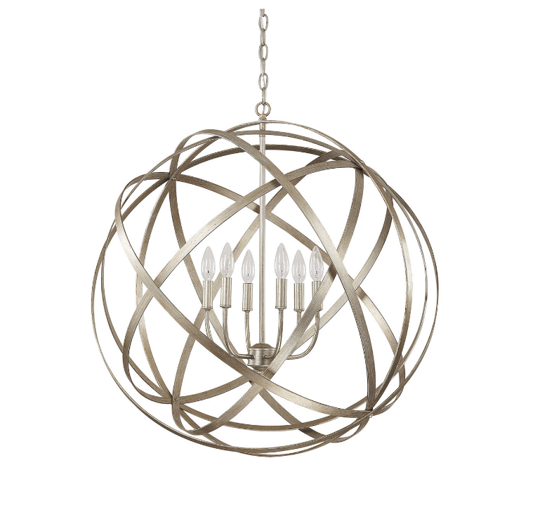 Axis Soft Gold Orb Chandelier