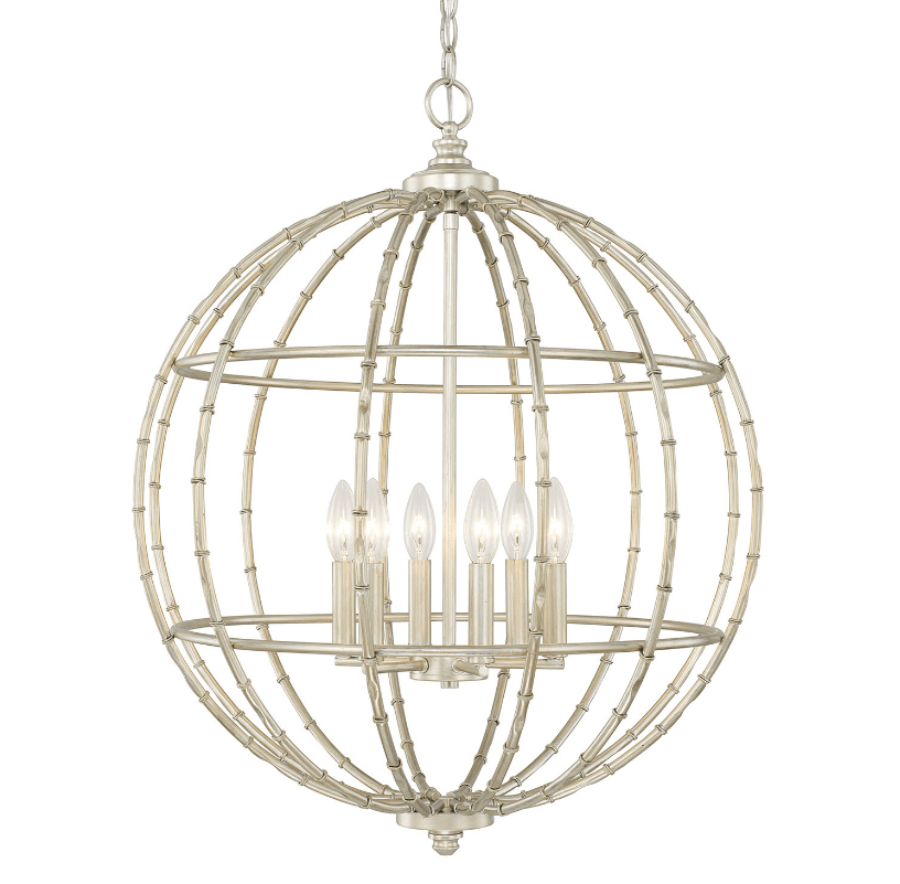 Bamboo Orb Chandelier