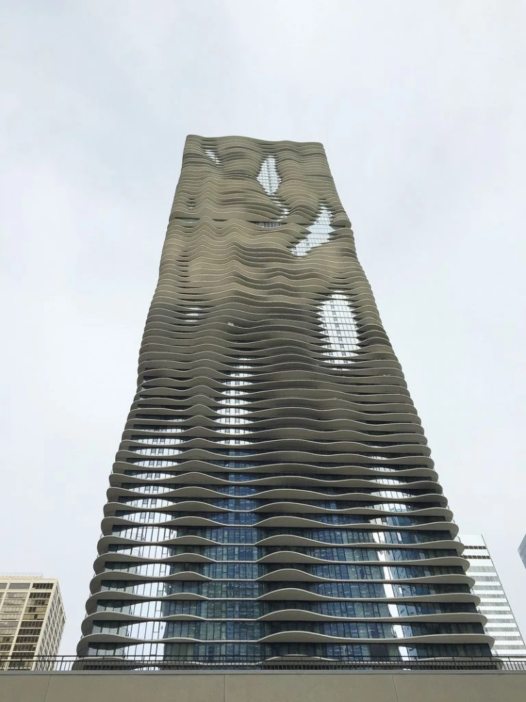 The Aqua tower Chicago.