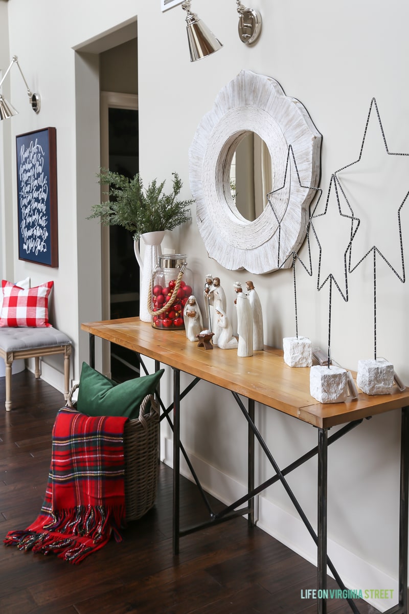 Kirklands shop foyer table