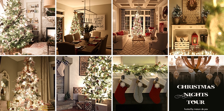 Christmas Nights Tour: Incredible! 35 beautiful homes all decorated for the holidays and lit up by candlelight and Christmas lights... 