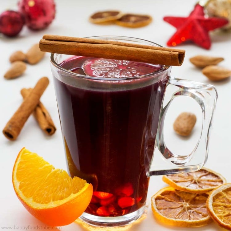 Mulled Wine from Happy Foods Tube - a delicious Christmas cocktail!