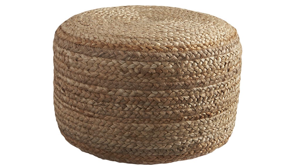 Pouf pouf pouf! Rattan pouf