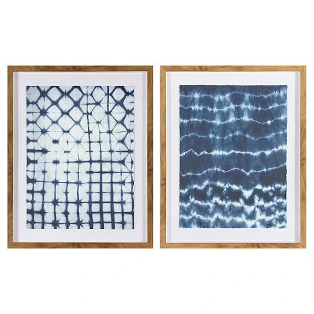 I've had my eye on this blue art set for a year! These two prints will look amazing in our new craft room. 