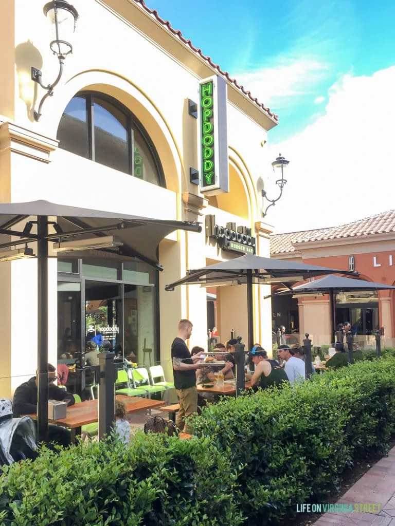 We had burgers at Hopdoddy which were delicious! This restaurant was an excellent choice for lunch. 