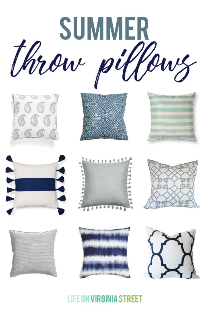 stylish throw pillows