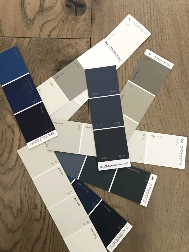 Benjamin Moore White and Blue Paint Colors