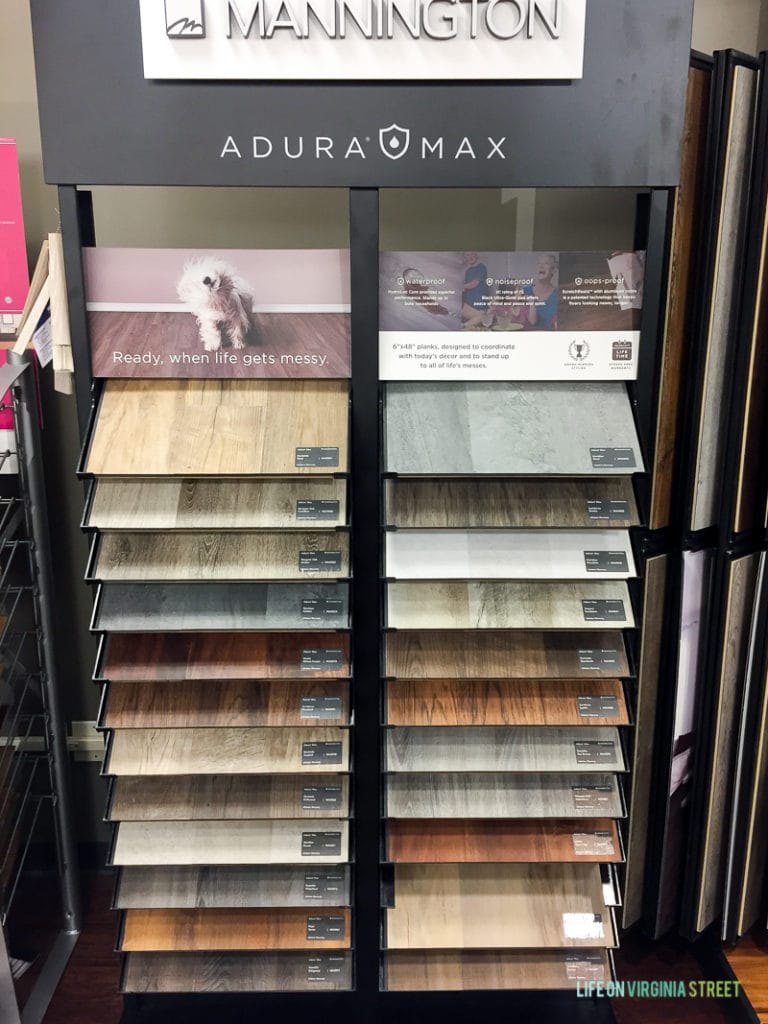 Adura Max Mannington flooring options.