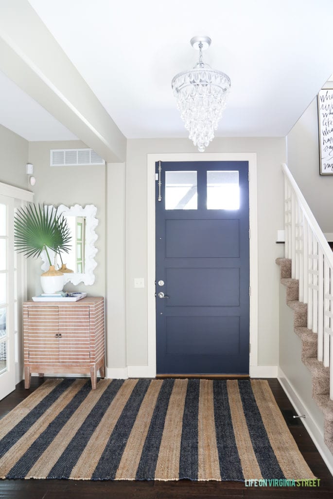 A Simple Entryway Update My Painted Interior Door Makeover