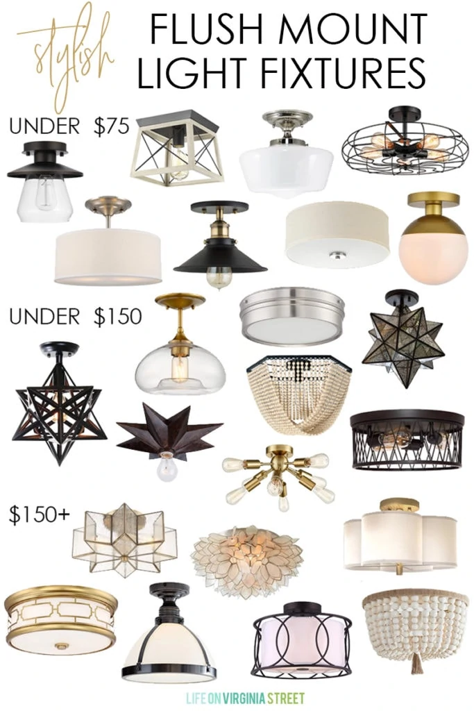 Cool flush mount deals lights