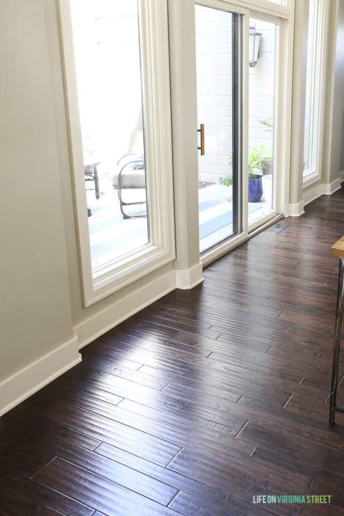 How To Clean Hardwood Floors - the after - look how shiny they are!