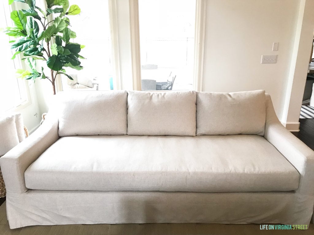 Pottery Barn York Sofa Review Life On Virginia Street