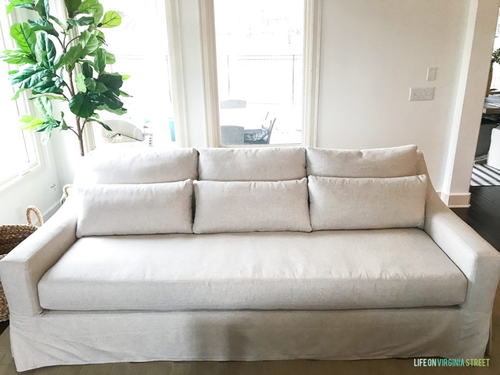 Pottery Barn York Sofa Review - Life On Virginia Street