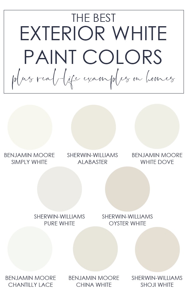 The Best Exterior White Paint Colors - Life On Virginia Street