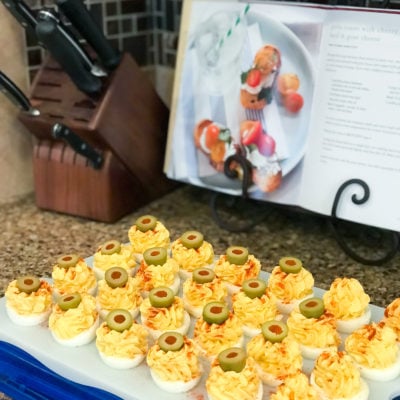 The world's best deviled egg recipe, along with the three garnishes you MUST try the next time you eat deviled eggs!