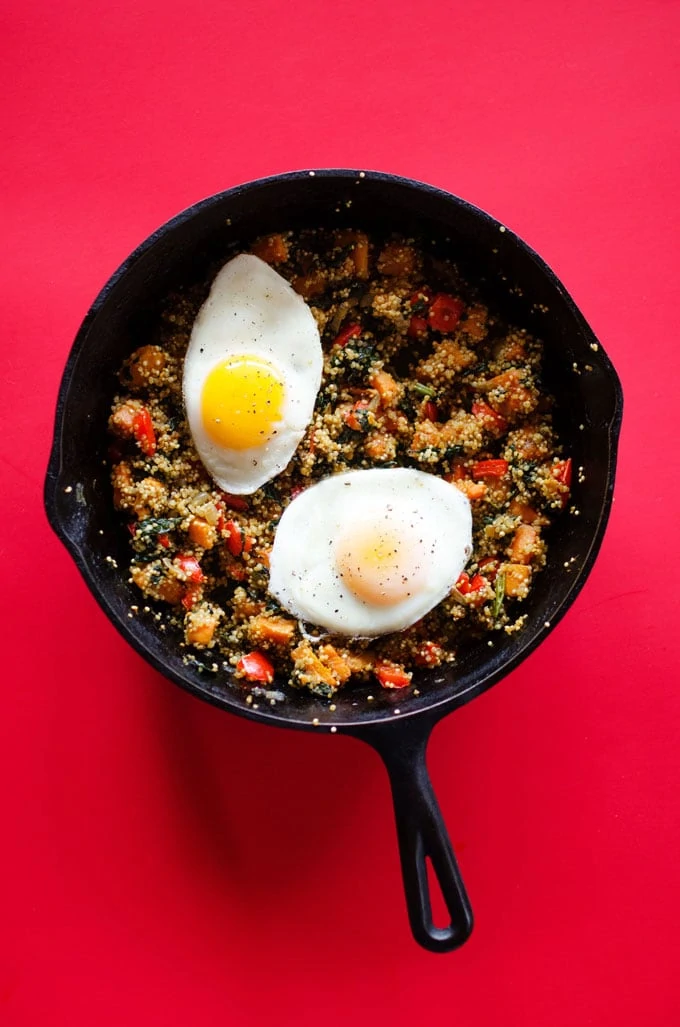 Skillet Potato and Egg Hash - Aberdeen's Kitchen