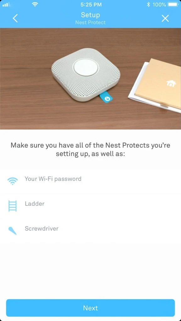 Learning to set up your Nest products.