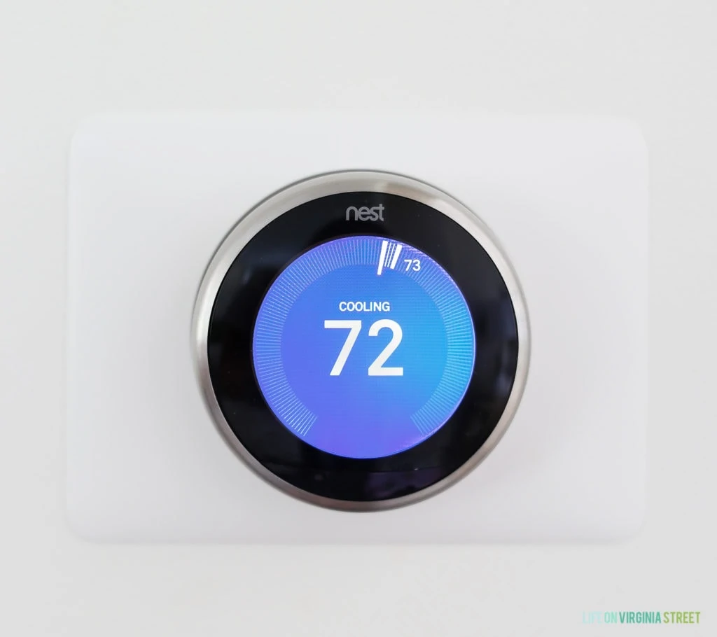 The Nest thermostat.